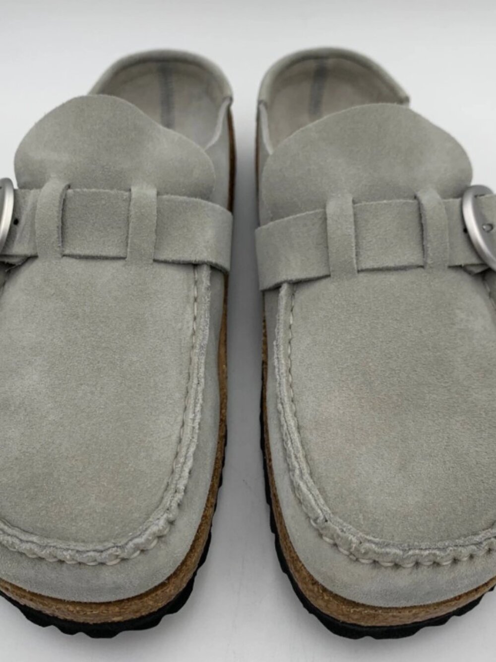 Birkenstock Buckley Mineral Suede Leather Narrow Width Clogs